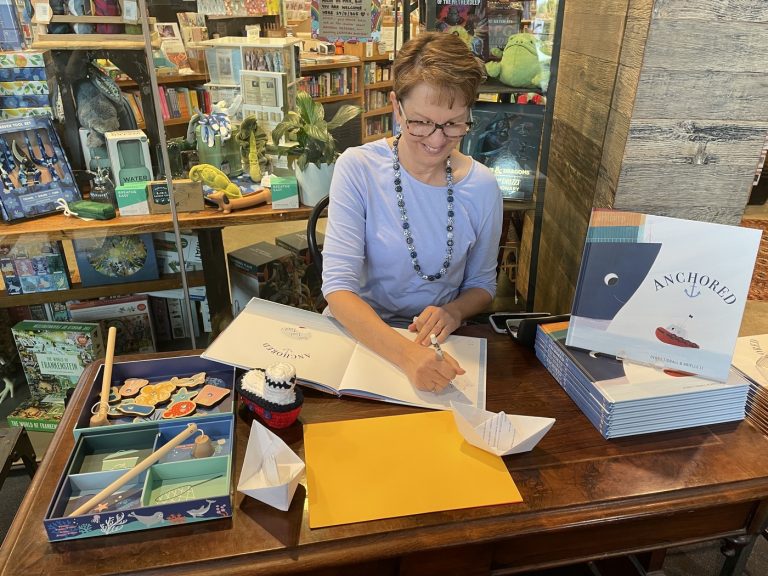 Debra Tidball chats about her new picture book, Anchored