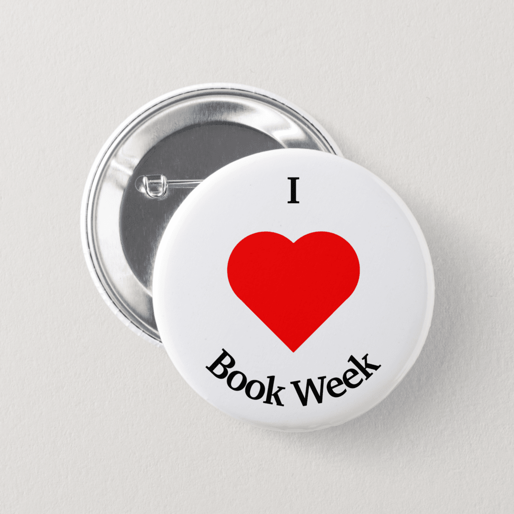 I love book week badge